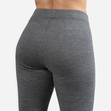 Functional Womens Alpaca Wool Leggings 420 Midweight color gray