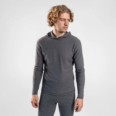 mens active comfort sun hoodie color gray