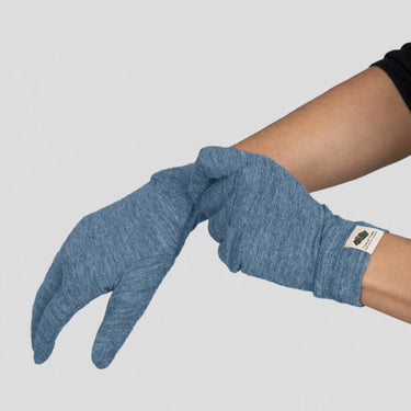 warmest gloves lightweight color baby blue